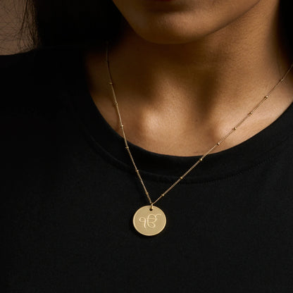 Ik Onkar necklace premium pendant – Sikh symbol jewellery in gold and silver