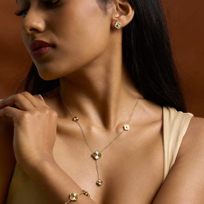 Lucky Leaf Stud Earrings