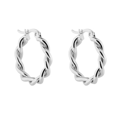 Eternal Twist Hoop Earrings