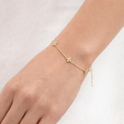 Pavé Flora Bracelet