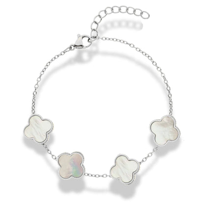 Lucky Leaf Pearl Bracelet